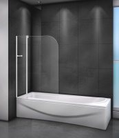 шторка на ванну CEZARES RELAX-V-11-100/140-C-Bi - Gidratop.ru изображение