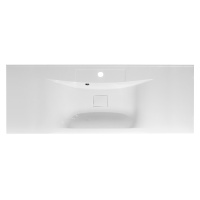 Раковина из литьевого мрамора, 1100x450x150, BB1100/450-LV-MR-PR - Gidratop.ru изображение