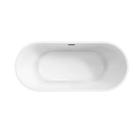 Акриловая ванна BELBAGNO UNO BB701-1600-730-K - Gidratop.ru изображение
