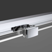 Душевой уголок Soft VSR-3SO1013CL, 1300*1000, хром, стекло прозрачное - Gidratop.ru изображение