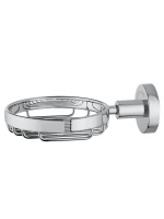 Мыльница с держателем WONZON & WOGHAND EASY, Хром (WW-8124) - Gidratop.ru изображение