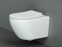 Подвесной унитаз PEARL (безободковый) - Gidratop.ru изображение