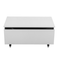 SLIDER Тумба с одним выкатным ящиком, Bianco Opaco, 796x476x300, SLIDER-800-1C-PI-BO - Gidratop.ru изображение