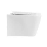Унитаз подвесной безободковый BelBagno ALBANO BB120CHR/BB120SC - Gidratop.ru изображение