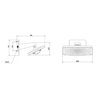 Верхний душ Inspire VSHD-3I4CMB, черный - Gidratop.ru изображение