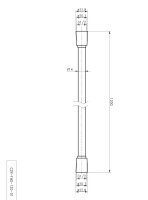 CZR-FMD-120-01 Гибкий шланг PVC, длина 1,2 м, хром - Gidratop.ru изображение