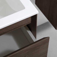 База под раковину Luka 800 подвесная, 2 выкатных ящика soft-close, R.Oak - Gidratop.ru изображение