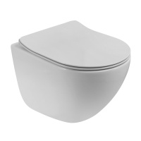Унитаз подвесной безободковый BelBagno AMANDA-TOR BB051CH-TOR-FC/BB2034SC - Gidratop.ru изображение