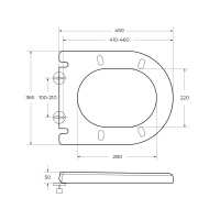 Крышка-сиденье CEZARES STYLUS CZR-GN-SC - Gidratop.ru изображение