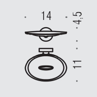 Colombo Plus Мыльница подвесная, цвет: цвет: чёрный матовый - Gidratop.ru изображение