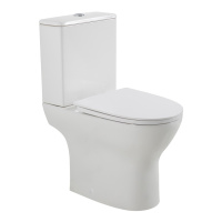 Унитаз-компакт безободковый BelBagno LOUNGE BB045CPR/SC/BB045/051T - Gidratop.ru изображение