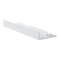 Корзинка для душа Keuco Reva 12859510000, с стеклоочистителем, цвет белый матовый - Gidratop.ru изображение