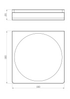 Мыльница с держателем WONZON & WOGHAND ECLIPSE, Темный графит (WW-9124-BGM) - Gidratop.ru изображение