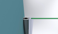 Душевая дверь BelBagno KRAFT-B-12-60/30-C-Cr-L - Gidratop.ru изображение