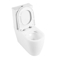 Унитаз-компакт безободковый BelBagno MARINO BB105CPR/BB105SC - Gidratop.ru изображение