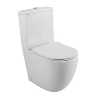 Унитаз-компакт безободковый BelBagno AMANDA BB051CPR/BB051T/BB089SC - Gidratop.ru изображение