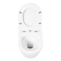 Комплект 3 в 1 Унитаз подвесной с сиденьем BelBagno TRE BB8001CHR/SC + Система инсталляции для унитазов BelBagno BB002-80  с кнопкой смыва BB005-PR-CH - Gidratop.ru изображение