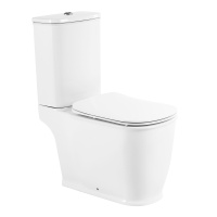 Унитаз-компакт безободковый BelBagno PRADO BB10150CP/BB10150SC - Gidratop.ru изображение