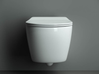 Подвесной унитаз PEARL (безободковый) - Gidratop.ru изображение