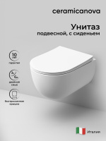 Подвесной унитаз Modena Rimless - Gidratop.ru изображение