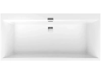 Квариловая ванна Villeroy&Boch Squaro Edge 12, 190 x 90 см, alpin, UBQ190SQE2DV-01 - Gidratop.ru изображение