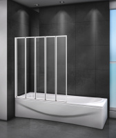 шторка на ванну CEZARES RELAX-V-5-120/140-C-Bi - Gidratop.ru изображение