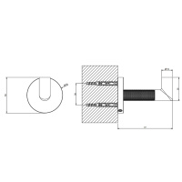 Gessi Anello крючок настенный, цвет Finox Brushed Nickel - Gidratop.ru изображение