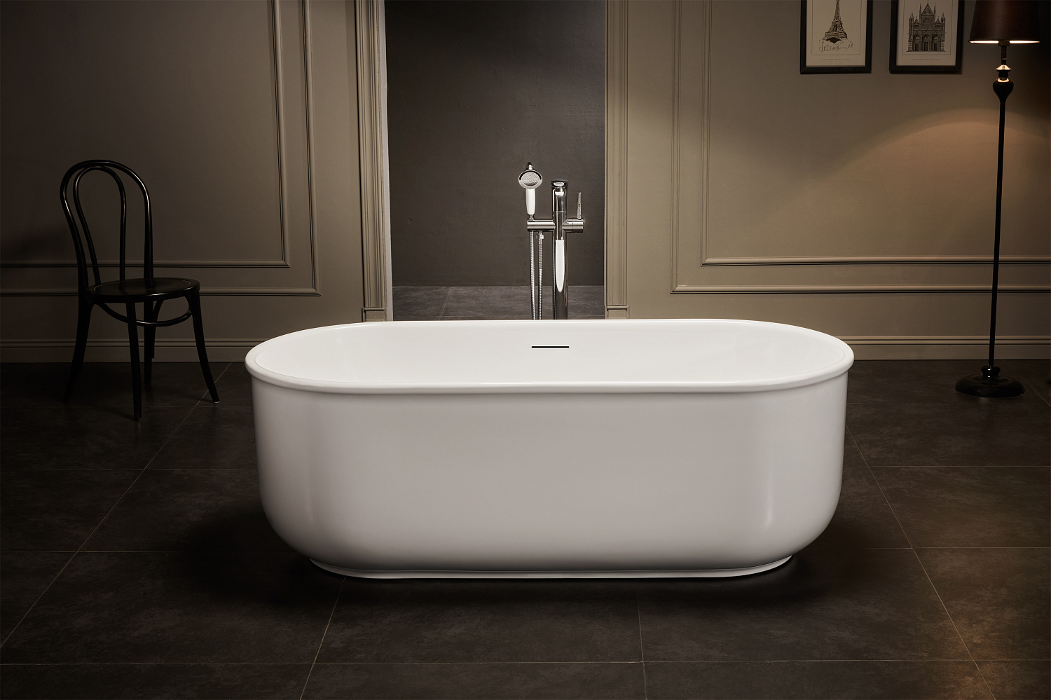 Акриловая ванна BELBAGNO BB401-1700-800