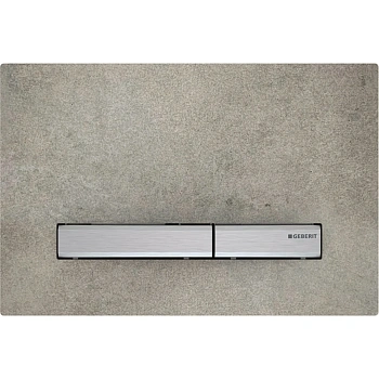 Клавиша Geberit Sigma Type 50 115.788.JV.2, двойной смыв, цинковое литье, под бетон