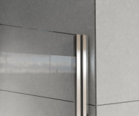 Душевая дверь Flex VDP-1F900CGB, 900, черный, стекло тонированное - Gidratop.ru изображение