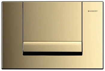 Клавиша Geberit Tango 115.760.DT.1, для одинарного смыва, цвет латунь