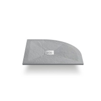 Поддон для душа из искусственного камня VST-4SQ9090G, 900*900*25, серый - Gidratop.ru изображение