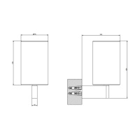 GESSI Origini стакан настенный черный/Black Metal Brushed PVD - Gidratop.ru изображение