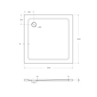 Поддон SMC CEZARES TRAY-M-A-100-35-W - Gidratop.ru изображение