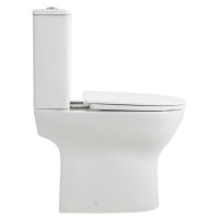 Унитаз-компакт безободковый BelBagno LOUNGE BB045CPR/SC/BB045/051T - Gidratop.ru изображение