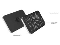 Верхний душ Inspire VSHD-3I4CMB, черный - Gidratop.ru изображение