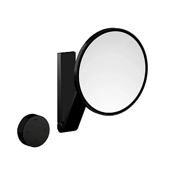 Косметическое зеркало Keuco iLook_move 17612139002, с сенсорной панелью, хром черный шлифованный