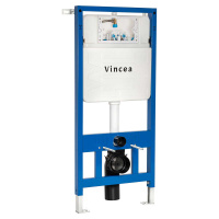 Инсталляция для подвесного унитаза Vincea VIS-601, 500*1112, цвет сине-белый - Gidratop.ru изображение