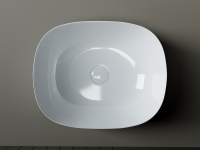 Умывальник чаша накладная овальная Element 460x350x155мм - Gidratop.ru изображение