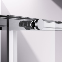 Душевой уголок Slim-N VSS-4SN900CL, 900*900, хром, стекло прозрачное - Gidratop.ru изображение
