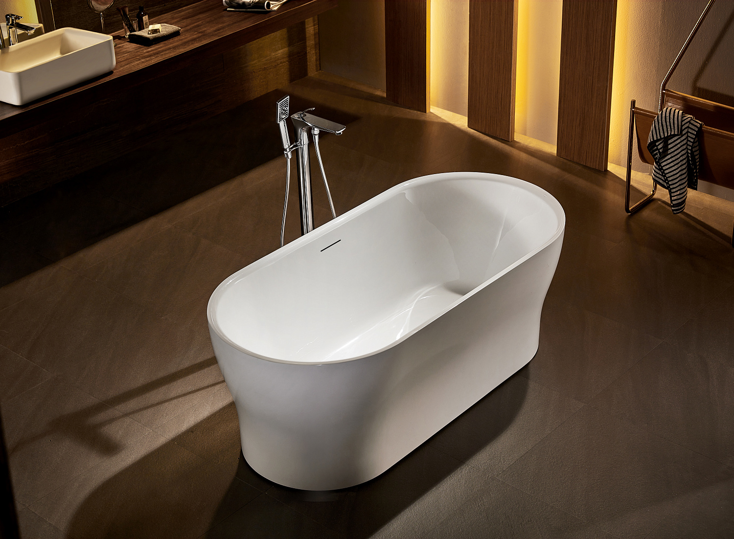 Акриловая ванна BELBAGNO BB405-1500-800