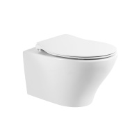 Унитаз подвесной безободковый BelBagno ACQUA BB340CHR/BB2020SC - Gidratop.ru изображение