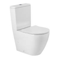 Унитаз-компакт безободковый BelBagno SFERA-TOR BB2141CP-TOR/SC/BB2141T - Gidratop.ru изображение