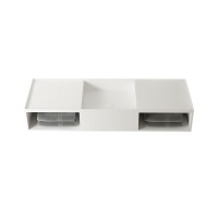 Раковина из искусственного камня Vincea VWB-6S212MW, 1200*400*200, подвесная, цвет белый матовый - Gidratop.ru изображение