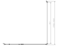 Душевой уголок Slim-N VSR-4SNP1012CLGM, 1200*1000, вороненая сталь, стекло прозрачное - Gidratop.ru изображение