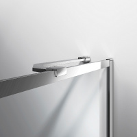 Душевая шторка на ванну VSB-41700CL, 700*1400, хром, стекло прозрачное - Gidratop.ru изображение