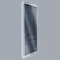 Зеркало LED VLM-3MA600-2 600х800 c сенсорным выключателем и диммером, антизапотевание - Gidratop.ru изображение