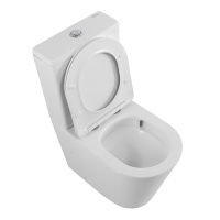 Унитаз-компакт безободковый BelBagno FLAY-TOR BB2149CP-TOR/BB2149T/BB089SC - Gidratop.ru изображение