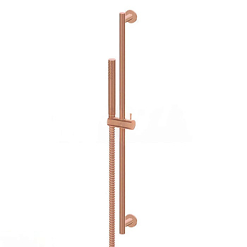 Newform X-STEEL 316 Душевая стойка, ручной душ, шланг 150 см, цвет: PVD Brushed copper bronze