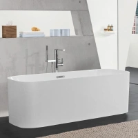 Квариловая ванна Villeroy&Boch Finion 170 x 70 см UBQ177FIN7A100V401, фурнитура хром - Gidratop.ru изображение